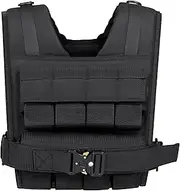 Adjustable Weighted Vest 35lbs/45lbs, Weighted Vest Men Weighted Training Vest Heavy Duty Weighted Exercise Vest With Iron Weights Workout Vest for Men and Women Strength Training Running Walking