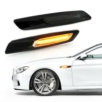 在飛比找樂天市場購物網優惠-寶馬 E90 葉子板 流水燈 轉向燈 側燈 LED燈 BMW