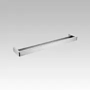 Cavallo Chrome Square Double Towel Rail 600mm