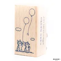 在飛比找誠品線上優惠-日本 POTTERING CAT 貓印章/ 大/ 氣球