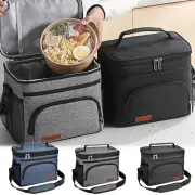 Insulated Lunch For Men & Women Leak Proof Cooler Lunch Bag With 4 Pockets