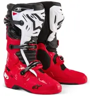 Alpinestars Tech 10 Enduro, boots , color: Light Red/Black/White , size: 13 US