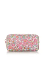 Stoney Clover Lane Makeup Embroidered Liberty Small Travel Pouch