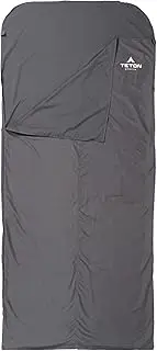 TETON Sports Sleeping Bag Liner; A Clean Sheet Set Anywhere You Go; Perfect for Travel, Camping, and Anytime You’re Away from Home Overnight; Machine Washable; Travel Sheet Set for Your Sleeping Bag