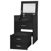 ALFORDSON Dressing Table Stool Nightstand Black