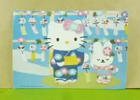 在飛比找樂天市場購物網優惠-【震撼精品百貨】Hello Kitty 凱蒂貓 造型卡片-藍