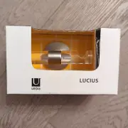 Umbra Lucius Double Hook Clear Nickel