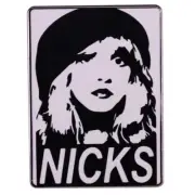 STEVIE NICKS - ILLUSTRATED - ENAMEL PIN