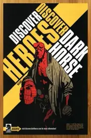 2007 Dark Horse Comics Hellboy Print Ad/Poster Mike Mignola Official Promo Art