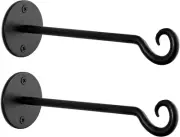 Monarch Abode 20144 Wall Mount Plant Hook Premium Metal Decorative Hanging Br...