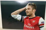 OLIVIER GIROUD HAND SIGNED 8x12 PHOTOGRAPH UNFRAMED + PHOTO PROOF & C.O.A