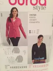 Burda Sewing Pattern 7101 Ladies Misses Jacket Size 18-34 Uncut