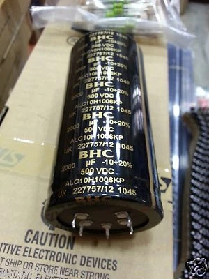 NEW BHC AEROVOX ALC10H 2000uF 500V LOW ESR HI END AUDIO CAP! (2200uF REPLACEM.!)