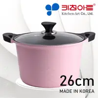 在飛比找誠品線上優惠-韓國EUROCOOK不沾雙耳深型湯鍋-IH爐適用-26cm