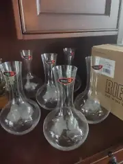 CASE OF 6 RIEDEL CRYSTAL SYRAH WINE DECANTER CARAFE NEW IN BOX GERMANY