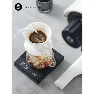 泰摩黑鏡咖啡電子秤BASIC+稱重計時意式手沖咖啡家用廚房配套器具