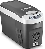 BODEGACOOLER 12 Volt Car Refrigerator, 16 Quart (15L) Small Car Fridge, Portable Freezer(-4℉~68℉), Car Cooler with 12/24V DC for Outdoor, Vehicles, Camping, Travel