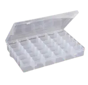 36 Plastic Compartment Storage Box Container Jewellery Bead Craft Organiser Case
