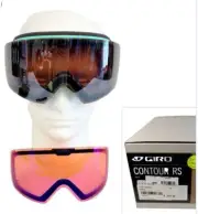 Giro Contour RS Ski Snowboard Goggles NIB Adult Glaze Blue Mica +Bonus Lens OTG