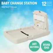 Baby Change Station Anti Microbial Plastic Build In Shelf Durable Vertical