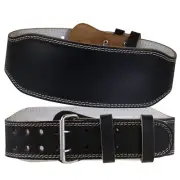 Leather Weightlifting Belt Gym Training Back support.