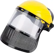 Strimming Logging Helmet, Safety Face, Strimmer Visor Face, Chainsaw Helmet Strimmer Face Guard Face Protection Shield Forestry Hat For Gardening Logging Lawn