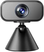 Snblzhef Indoor 4K WiFi Mini Security Camera with Digital Zoom, Home Surveillance for Baby Monitoring, Color Night Vision