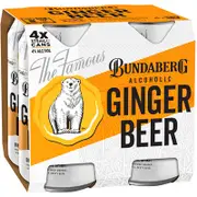 Bundaberg Alcoholic Ginger Beer Can 375ml