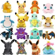 Variety Pack - Plush Toys Bulbasaur Squirtle Pikachu Peluche Anime Charmander