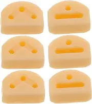 Totority Guitar String Locks 6 Pcs Acoustic Guitar Parts Nylon String Buckles for Classical Flamenco