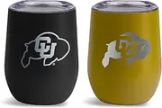 The Memory Company | Licensed NCAA 2-Pack SS Stemless Wine Tumblers Home/Away,Clemson University