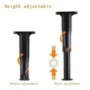 New models 4pcs Bed Support Legs, Adjustable Height Bed Frame Center Support Leg For Bed, Frame Legs Replacement, Furniture Bed Frame Support 5.91i...