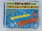 Floating On Air, Inflatable large Pool Air Mat 72"x27" lounge Blue vinyl 1999