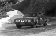 Carl Marius Syberg Borge Pedersen Opel Commodore 1968 Rally Car Old Photo