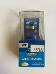 Century Drill and Tool 40303 Corner Rounding TCT Carbide Router Bit, 5/16-Inch