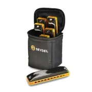 Seydel Session Steel Summer Ed. Harmonica Set 6 FOR THE PRICE OF 5 + FREE CASE