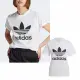 【adidas 愛迪達】TREFOIL TEE 女 白 運動短袖上衣 三葉草 穿搭 運動 休閒(IK4036)