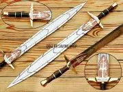 Custom Handmade High Carbon Steel Medieval knights / Templar / Viking Sword.