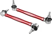 Shuogoufeng Store Adjustable Front Sway Bar End Link Kit Compatible With B*W E46 323i 325i 325Ci 328i 330i 330Ci Z4 Replace 31356780847 31351095694(Red)