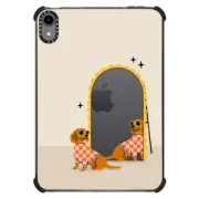 iPad mini (6th gen) iPad Impact Case Checkered Dachshund Mirror