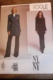 Vogue Pattern The NY NY Collection #2678 Size 6,8,10 Jacket & Pants