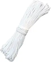 20 Meters White Picture Hanging String, 2mm Picture Hanging Cord, Roman Blind Cord, Picture String for Photo Mirror Frame Parasol Paintings Hanging Decoration