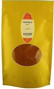 Marshalls Creek Spices PAPRIKA HOT 20 ounce XL ECO Friendly Kraft Stand-up Pouch. Premium Quailty