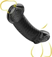 Silicone Penis Rings Sheath Male Penis Sleeve Girth Reusable Penis Sleeve Extender Enlarger Enhancing for Adult Men