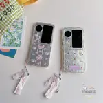 OPPO 卡通手機殼 個性簡約散落碎花OPPO扭扭邊軟殼適用OPPO FIND N2/N3 FLIP手機殼 JPZ