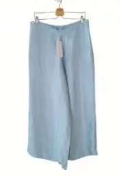 New ATLETA XL Light Blue Calm Cool Wide Leg Pant Women Sleep Pajama Lounge