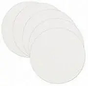 Round Non-Stick Greaseproof Paper Baking parchments for Baking Pans Cooking Cake Tin Liners 20, 50 & 100 Packs (x50-7")