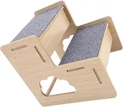 Dog Stairs 2 Step Pet Ladder Sturdy Wooden Dog Cat Stairs Easy Storage and Carry Pet Supplies