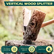 Firewood Kindling Splitter High Carbon Steel Log Splitter Versatile Splitter