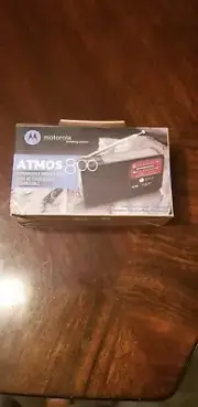 Motorola MWR800 ATMOS Weather Radio Hand Crank, Solar Power and USB
